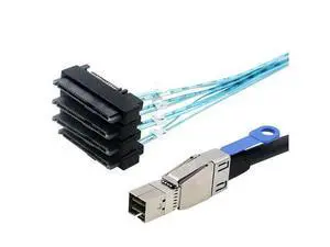 Mini SAS HD SFF-8644 to SFF-8482 29P 2-in-1 Array Card SATA Data Cable Mini SAS HD SFF-8644 to SFF-8482 29P 2-in-1 Array Card SATA Data Cable