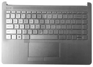 For Pavilion 14-CF Palmrest Non-Backlit Keyboard w/Touchpad Silver L48648-001 For Pavilion 14-CF Palmrest Non-Backlit Keyboard w/Touchpad Silver L48648-001