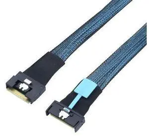 PCI-E 5.0 Mini Cool Edge IO 74Pin to All inclusive inserimento SFF-8654 8i 74Pin SAS 4.0 24 Gbps Extension Cable PCI-E 5.0 Mini Cool Edge IO 74Pin to All inclusive inserimento SFF-8654 8i 74Pin SAS 4.0 24 Gbps Extension Cable