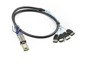MINI SAS SFF-8088 26P to 4X E-SATA 7P Female Server Hard Drive Connection Cable MINI SAS SFF-8088 26P to 4X E-SATA 7P Female Server Hard Drive Connection Cable
