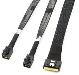 MINI SFF-8654 8i 4.0 to 2X SAS HD SFF-8643 server Connection Cable MINI SFF-8654 8i 4.0 to 2X SAS HD SFF-8643 server Connection Cable