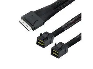 Quality PCIe SFF-8611 8I to Dual 8I SAS SFF-8643 Cable Servers Quality PCIe SFF-8611 8I to Dual 8I SAS SFF-8643 Cable Servers