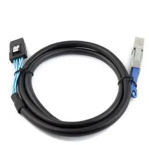 Mini SAS HD SFF-8644 with IC to SAS HD SFF-8087 server overlay cable Mini SAS HD SFF-8644 with IC to SAS HD SFF-8087 server overlay cable