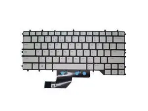 US Keyboard For Alienware M15 R2 R3 0377 377 NSK-QGBBC 1D PK132KH1B01 White color US Keyboard For Alienware M15 R2 R3 0377 377 NSK-QGBBC 1D PK132KH1B01 White color
