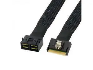 SAS SFF-8654 8I 4.0 74P to 2X SAS 8643 Connection Cable SAS SFF-8654 8I 4.0 74P to 2X SAS 8643 Connection Cable