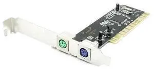PCI 32bit to 2x PS//2 Port PC Keyboard Mouse Adapter Card PCI 32bit to 2x PS//2 Port PC Keyboard Mouse Adapter Card