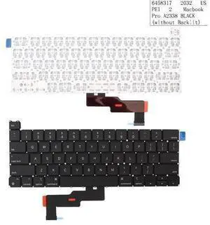US Keyboard for Pro A2338 BLACK without Backlit US Keyboard for Pro A2338 BLACK without Backlit