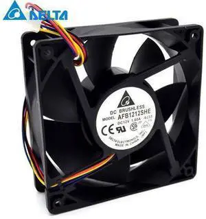AFB1212SHE 12038 12cm 1.6A 12v 4wire PWM 40cm long line of fan Delta 120*120*38mm AFB1212SHE 12038 12cm 1.6A 12v 4wire PWM 40cm long line of fan Delta 120*120*38mm