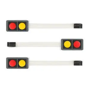 3Pcs 1x2 2 Key Membrane Switch MG001F 2-Key Array Membrane Switch on Off Display Microcontroller Extended Keyboard 3Pin Dupont DIY Red Yellow 40x20x0.8mm 3Pcs 1x2 2 Key Membrane Switch MG001F 2-Key Array Membrane Switch on Off Display Microcontroller Extended Keyboard 3Pin Dupont DIY Red Yellow 40x20x0.8mm