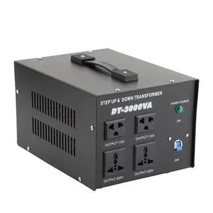 AC 110V to 220V or 220V to 110V 1500W Transformer Power Converter, Black | Bidirectional 110/220V Conversion; Overload/Short-circuit/Overheat Protection, Efficient Heat Dissipation, Portable Carry AC 110V to 220V or 220V to 110V 1500W Transformer Power Converter, Black | Bidirectional 110/220V Conversion; Overload/Short-circuit/Overheat Protection, Efficient Heat Dissipation, Portable Carry