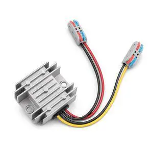 DC 12V24V to 6V 10A 60W DC Power Converter Transformer with Terminal Blocks | Aluminum Shell; Passive Cooling; Quiet Operation; High Efficiency; 100,000-hour lifespan; With Protection Funtion DC 12V24V to 6V 10A 60W DC Power Converter Transformer with Terminal Blocks | Aluminum Shell; Passive Cooling; Quiet Operation; High Efficiency; 100,000-hour lifespan; With Protection Funtion