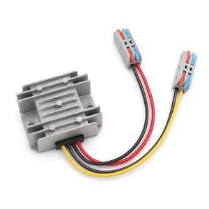 DC 24V to 12V 10A 120W (Type A) DC Power Converter with Terminal Blocks | Aluminum Shell; Passive Cooling; Quiet Operation; High Efficiency; 100,000-hour lifespan; With Protection Funtion DC 24V to 12V 10A 120W (Type A) DC Power Converter with Terminal Blocks | Aluminum Shell; Passive Cooling; Quiet Operation; High Efficiency; 100,000-hour lifespan; With Protection Funtion