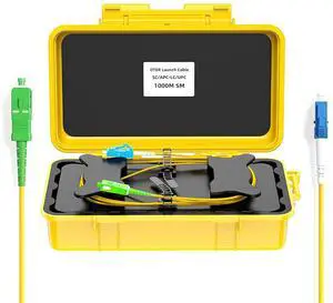 OTDR Launch Cable Test Tool, Fiber Optic Test Box, SC/APC to LC/UPC 150M OTDR Launch Cable Test Tool, Fiber Optic Test Box, SC/APC to LC/UPC 150M
