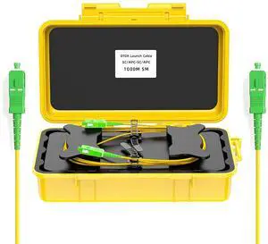 OTDR Launch Cable Test Tool, Fiber Optic Test Box, SC/APC to SC/APC 150M OTDR Launch Cable Test Tool, Fiber Optic Test Box, SC/APC to SC/APC 150M