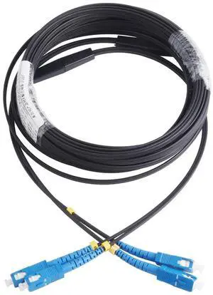 UPC SC to SC Duplex Single Mode Fiber Patch Cable 2 Core for Outdoor 10m | 1310nm/1550nm, 0.3dB Insertion Loss, 500+ Mating Cycles, 5kg Tensile Strength UPC SC to SC Duplex Single Mode Fiber Patch Cable 2 Core for Outdoor 10m | 1310nm/1550nm, 0.3dB Insertion Loss, 500+ Mating Cycles, 5kg Tensile Strength