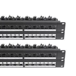 2PCS 19 Inch Blank Keystone Patch Panel 48 Port 2U with Cable Management | Rack Mountable, Numbered Ports with Label Slots, Cable Management, Modular Keystone Design, Supports Ethernet/Fiber 2PCS 19 Inch Blank Keystone Patch Panel 48 Port 2U with Cable Management | Rack Mountable, Numbered Ports with Label Slots, Cable Management, Modular Keystone Design, Supports Ethernet/Fiber