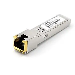 1.25G SFP to RJ45 Transceiver Module, Gigabit Copper SFP Module (1PCS) | 10/100/1000Mbps Adaptive, Hot Pluggable, High Compatibility 1.25G SFP to RJ45 Transceiver Module, Gigabit Copper SFP Module (1PCS) | 10/100/1000Mbps Adaptive, Hot Pluggable, High Compatibility