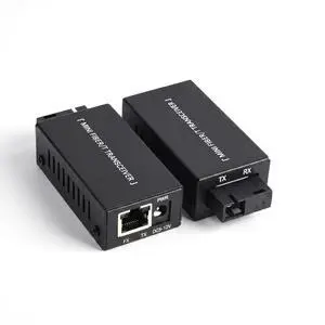 1Pair Mini Gigabit Fiber Optical Media Converter, 100/1000Mbps | Auto-Negotiation; 20Km; Single-mode; SC/UPC,SC/APC to RJ45; 1.25G Speed; US Power Adapter 1Pair Mini Gigabit Fiber Optical Media Converter, 100/1000Mbps | Auto-Negotiation; 20Km; Single-mode; SC/UPC,SC/APC to RJ45; 1.25G Speed; US Power Adapter