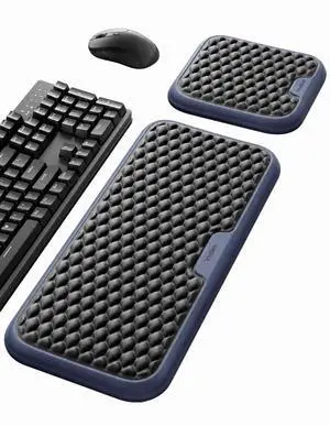Extra Large Wide Wrist Rest Set for Keyboard and Mouse, Computer Ergonomic Wrist Support, Armrest Elbow Pad Mouse Rest, Typing Pain Relief Soft Memory Foam Desk Cushion for Office Work Gaming Extra Large Wide Wrist Rest Set for Keyboard and Mouse, Computer Ergonomic Wrist Support, Armrest Elbow Pad Mouse Rest, Typing Pain Relief Soft Memory Foam Desk Cushion for Office Work Gaming