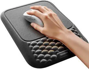 Mouse Pad with Wrist Rest, Ergonomic Memory Foam Wrist Support | Mouse Wrist Pad with Non-Slip Base for Computer and Laptop, Smooth Tracking for Office Work, Typing and Gaming Mouse Pad with Wrist Rest, Ergonomic Memory Foam Wrist Support | Mouse Wrist Pad with Non-Slip Base for Computer and Laptop, Smooth Tracking for Office Work, Typing and Gaming