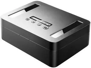 Metal Timed Lock Box for Phones, No-Override Timer, Child Lock, LED | Black port-free enclosure with up to 365-day settings, USB-C or 4 AA battery power and an emergency unlock option Metal Timed Lock Box for Phones, No-Override Timer, Child Lock, LED | Black port-free enclosure with up to 365-day settings, USB-C or 4 AA battery power and an emergency unlock option