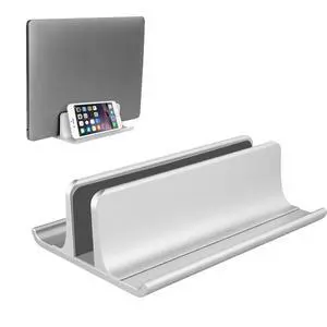3-in-1 Aluminum Laptop Stand Vertical Laptop Stand Holder for Desk with Adjustable Dock, Space-Saving Organizer for All MacBook, Surface, Samsung, HP, Dell, up to 17.3 inch 3-in-1 Aluminum Laptop Stand Vertical Laptop Stand Holder for Desk with Adjustable Dock, Space-Saving Organizer for All MacBook, Surface, Samsung, HP, Dell, up to 17.3 inch