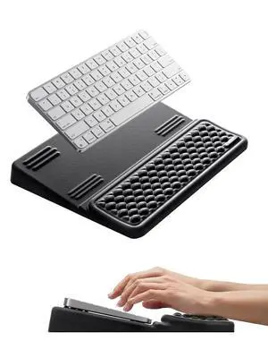 Medium Keyboard Wrist Rest for Computer, Soft Memory Foam Keyboard Stand with Wrist Support for 60% 65% Keyboard, Non-Slip Laptop Wrist Rest for Gaming Office Medium Keyboard Wrist Rest for Computer, Soft Memory Foam Keyboard Stand with Wrist Support for 60% 65% Keyboard, Non-Slip Laptop Wrist Rest for Gaming Office