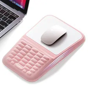 Ergonomic Mouse Pad with Wrist Rest Memory Foam Mouse Pad with Wrist Support & Massage Bulge, Non-Slip PU Base, Relieves Carpal Tunnel Pain Ideal Mouse Wrist Rest for Office & Home Ergonomic Mouse Pad with Wrist Rest Memory Foam Mouse Pad with Wrist Support & Massage Bulge, Non-Slip PU Base, Relieves Carpal Tunnel Pain Ideal Mouse Wrist Rest for Office & Home