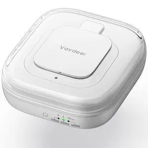 Ultrasonic Retainer Cleaner, 48kHz Dental Cleaning Pod for Denture, Mouth Night Guard, Aligner, Braces, UV Denture Dome 3 Modes, Sonic Deep Cleaner Machine for Oral Dental Care-White Ultrasonic Retainer Cleaner, 48kHz Dental Cleaning Pod for Denture, Mouth Night Guard, Aligner, Braces, UV Denture Dome 3 Modes, Sonic Deep Cleaner Machine for Oral Dental Care-White
