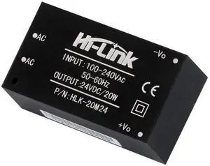 HLK-20M24 AC-DC 220V to 24V 20w Step-Down Power Supply Module Intelligent Household Switch Power Supply Module (1 PCS) HLK-20M24 AC-DC 220V to 24V 20w Step-Down Power Supply Module Intelligent Household Switch Power Supply Module (1 PCS)