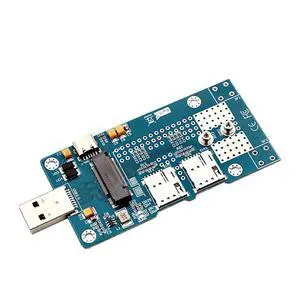 M.2 NGFF Key B to USB 3.0 Adapter with Auxiliary Power and Dual Nano SIM Card Slot for 3G/4G/5G Module M.2 NGFF Key B to USB 3.0 Adapter with Auxiliary Power and Dual Nano SIM Card Slot for 3G/4G/5G Module
