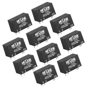 10pcs Mini Step-Down Power Supply Intelligent Household Switch Power Module HLK-PM01 HLK-5M05 10M05 HLK-2M05 AC DC 220V to 5V/3.3V/12V (HLK-2M09 9V 2W) 10pcs Mini Step-Down Power Supply Intelligent Household Switch Power Module HLK-PM01 HLK-5M05 10M05 HLK-2M05 AC DC 220V to 5V/3.3V/12V (HLK-2M09 9V 2W)