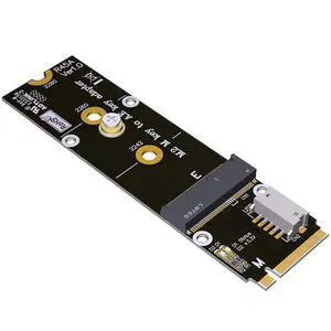 M.2 M/E Key Network Riser Adapter Compatible with Intel AX210 M.2 NVMe 2260 2280 Wireless Blueandtooth WiFi Network Card (R45S-01) M.2 M/E Key Network Riser Adapter Compatible with Intel AX210 M.2 NVMe 2260 2280 Wireless Blueandtooth WiFi Network Card (R45S-01)