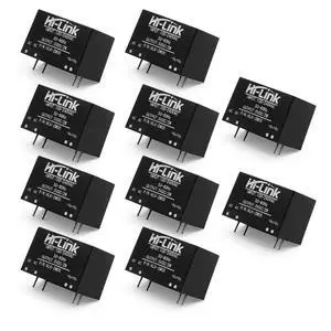 10pcs Mini Step-Down Power Supply Intelligent Household Switch Power Module HLK-PM01 HLK-5M05 10M05 HLK-2M05 AC DC 220V to 5V/3.3V/12V (HLK-2M05 5V 2W) 10pcs Mini Step-Down Power Supply Intelligent Household Switch Power Module HLK-PM01 HLK-5M05 10M05 HLK-2M05 AC DC 220V to 5V/3.3V/12V (HLK-2M05 5V 2W)