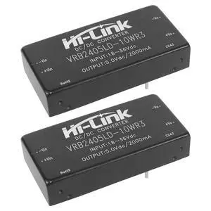 24V to 5V 10W 2000mA DC to DC Isolated Power Module 5v/12v/15v/24v DCDC Switching Power Module (10D2405B,2 Pcs) 24V to 5V 10W 2000mA DC to DC Isolated Power Module 5v/12v/15v/24v DCDC Switching Power Module (10D2405B,2 Pcs)