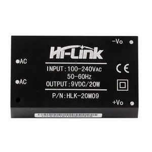 HLK-20M09 AC-DC 220V to 9V 20w Step-Down Power Supply Module Intelligent Household Switch Power Supply Module (2 PCS) HLK-20M09 AC-DC 220V to 9V 20w Step-Down Power Supply Module Intelligent Household Switch Power Supply Module (2 PCS)