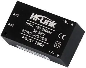 HLK-20M09 AC-DC 220V to 9V 20w Step-Down Power Supply Module Intelligent Household Switch Power Supply Module (1 PCS) HLK-20M09 AC-DC 220V to 9V 20w Step-Down Power Supply Module Intelligent Household Switch Power Supply Module (1 PCS)
