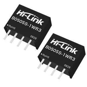 1WR3 42mA-1W DC-DC DC 1500VDC Isolation Power Module 2Pcs with Sustainable Short-Circuit Protection (B0505S-1WR3) 1WR3 42mA-1W DC-DC DC 1500VDC Isolation Power Module 2Pcs with Sustainable Short-Circuit Protection (B0505S-1WR3)