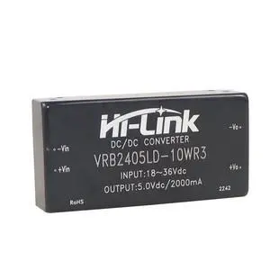24V to 5V 10W 2000mA DC to DC Isolated Power Module 5v/12v/15v/24v DCDC Switching Power Module (10D2405B,5 Pcs) 24V to 5V 10W 2000mA DC to DC Isolated Power Module 5v/12v/15v/24v DCDC Switching Power Module (10D2405B,5 Pcs)