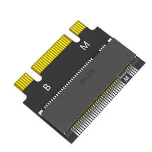 M.2 NVME M-Key B+M 2230 to 2242 SATA-Bus SSD Extension Adapter Card Compatible with ThinkPad X270 X280 T470 T480 L480 T580 Serials (2230 to 2242) M.2 NVME M-Key B+M 2230 to 2242 SATA-Bus SSD Extension Adapter Card Compatible with ThinkPad X270 X280 T470 T480 L480 T580 Serials (2230 to 2242)