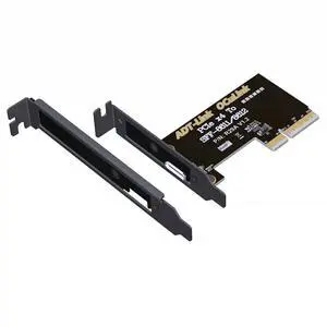 ADT-R29A PCIe4.0 x4 to SFF-8611/8612 OCuLink Adapter Card 64Gbps with Half and Full Height Baffle Support Chassis External ADT-R29A PCIe4.0 x4 to SFF-8611/8612 OCuLink Adapter Card 64Gbps with Half and Full Height Baffle Support Chassis External