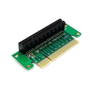 PCI- Express 8X Riser Card 90-Degree Left-Angle Adapter Card 1U Height Computer Server PCIe Socket Adapter PCI- Express 8X Riser Card 90-Degree Left-Angle Adapter Card 1U Height Computer Server PCIe Socket Adapter