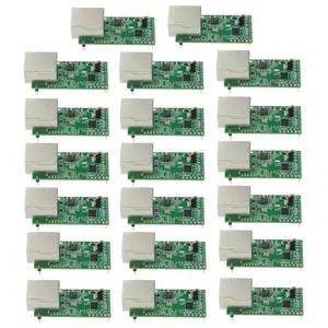Tiny Serial Ethernet Converter USR-TCP232-T2 Module Serial UART TTL to Ethernet TCPIP Module Support DHCP and DNS Upgraded (20pcs) Tiny Serial Ethernet Converter USR-TCP232-T2 Module Serial UART TTL to Ethernet TCPIP Module Support DHCP and DNS Upgraded (20pcs)