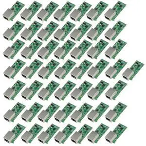 Tiny Serial Ethernet Converter USR-TCP232-T2 Module Serial UART TTL to Ethernet TCPIP Module Support DHCP and DNS Upgraded (50pcs) Tiny Serial Ethernet Converter USR-TCP232-T2 Module Serial UART TTL to Ethernet TCPIP Module Support DHCP and DNS Upgraded (50pcs)