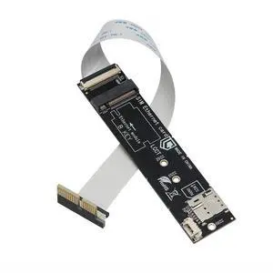PCI-E x1 to M.2 B-Key Adapter Card with SIM Card Slot Supports PCIe & USB Signal No Driver Required Compatible with 30x42 30x52mm Modules PCI-E x1 to M.2 B-Key Adapter Card with SIM Card Slot Supports PCIe & USB Signal No Driver Required Compatible with 30x42 30x52mm Modules