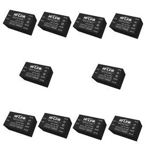 HLK-15W 220V AC-DC Step-Down Isolated Power Module Low Power Consumption Low Noise for Medical, Industrial Control (HLK-15M05B,10Pcs) HLK-15W 220V AC-DC Step-Down Isolated Power Module Low Power Consumption Low Noise for Medical, Industrial Control (HLK-15M05B,10Pcs)