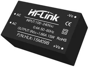 HLK-15W 220V AC-DC Step-Down Isolated Power Module Low Power Consumption Low Noise for Medical, Industrial Control (HLK-15M09B,1Piece) HLK-15W 220V AC-DC Step-Down Isolated Power Module Low Power Consumption Low Noise for Medical, Industrial Control (HLK-15M09B,1Piece)