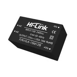 HLK-15W 220V AC-DC Step-Down Isolated Power Module Low Power Consumption Low Noise for Medical, Industrial Control (HLK-15M12B,1Piece) HLK-15W 220V AC-DC Step-Down Isolated Power Module Low Power Consumption Low Noise for Medical, Industrial Control (HLK-15M12B,1Piece)