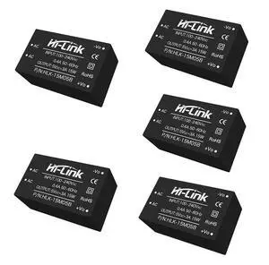 HLK-15W 220V AC-DC Step-Down Isolated Power Module Low Power Consumption Low Noise for Medical, Industrial Control (HLK-15M05B,5Pcs) HLK-15W 220V AC-DC Step-Down Isolated Power Module Low Power Consumption Low Noise for Medical, Industrial Control (HLK-15M05B,5Pcs)