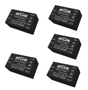 HLK-15W 220V AC-DC Step-Down Isolated Power Module Low Power Consumption Low Noise for Medical, Industrial Control (HLK-15M09B,5Pcs) HLK-15W 220V AC-DC Step-Down Isolated Power Module Low Power Consumption Low Noise for Medical, Industrial Control (HLK-15M09B,5Pcs)
